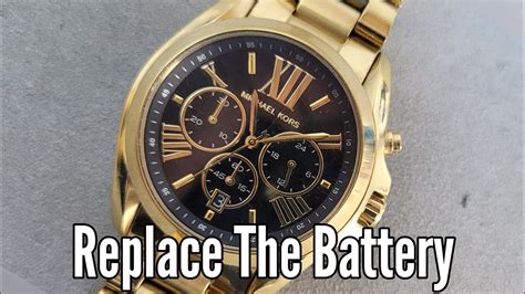 how to change a battery on a michael kors watch|Michael Kors Watch battery chart.